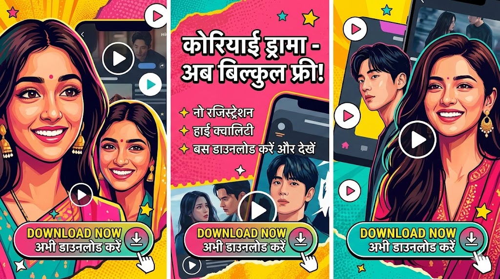 "कोरियाई ड्रामा - अब बिल्कुल फ्री!"